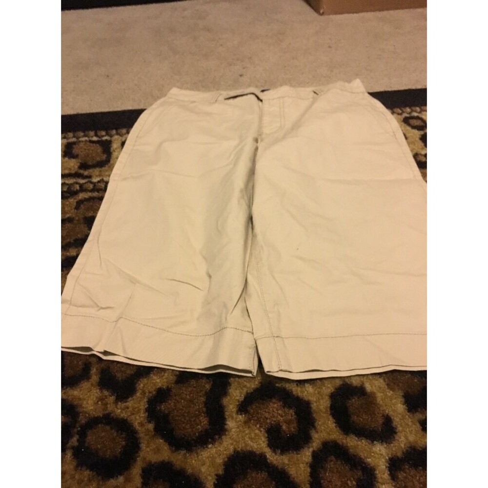 Bandolino Denim Women's Casual Capri Pants Pockets Size 8 Beige